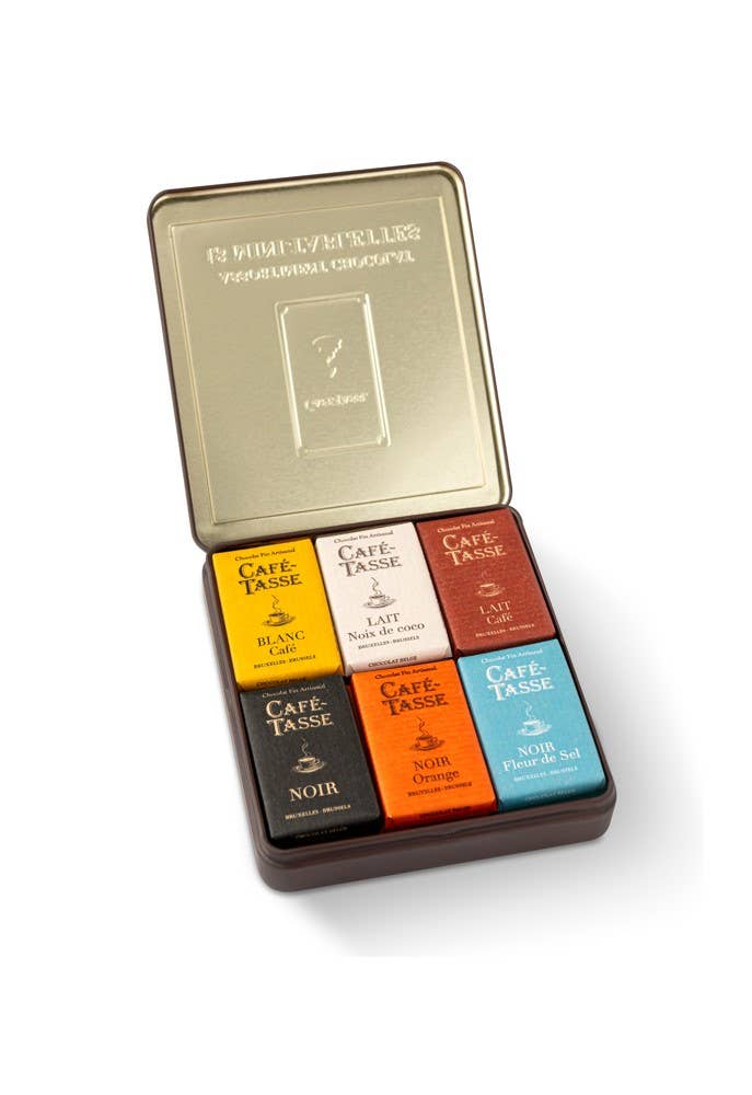 Metal Chocolate Box, Mix Mini bars - Café Tasse