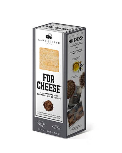 Crackers with oak smoked salt - Lady Joseph