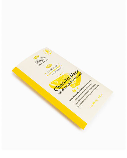White Chocolate & Lemon Shortbread Cookie - Dolfin