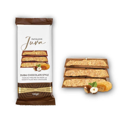 Hazelnut Praline & Kadayif Milk Chocolate - Patislove