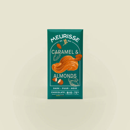 Organic Dark Chocolate & Caramelised Almonds - Meurisse