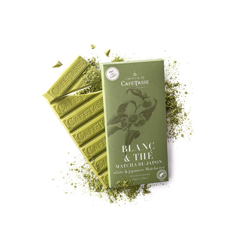 White Chocolate & Japanese Matcha Tea - Café Tasse