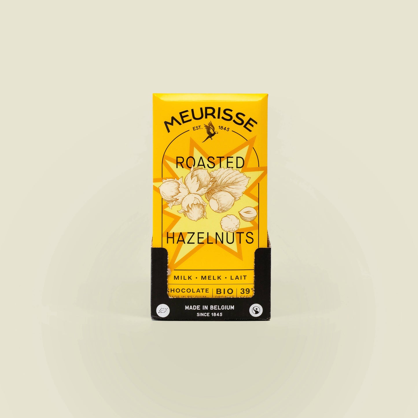 Organic Milk Chocolate & Roasted Hazelnuts - Meurisse