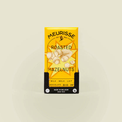 Organic Milk Chocolate & Roasted Hazelnuts - Meurisse