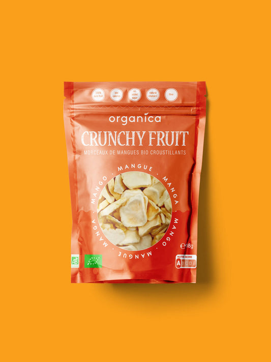 Organic freeze-dried mangoes 100% pure fruit | Organica Food