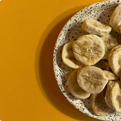 Organic freeze-dried bananas 100% pure fruit | Organica Food